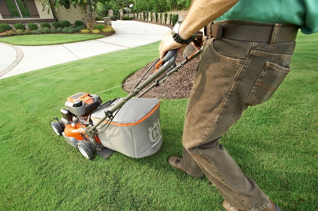 Weekly lawn maintenance